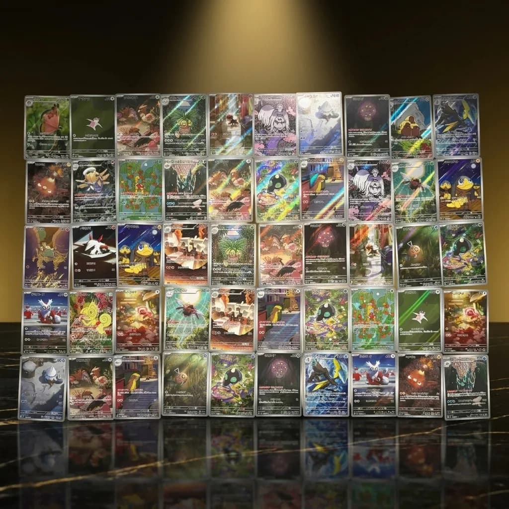 Lote de 100 artes raras sortido (Pokémon)
